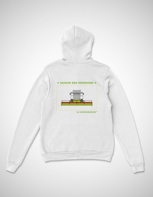 Saison des moissons Blanche et Verte pull unisexe